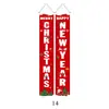 Coplas navideñas de producto nuevo transfronterizas, decoraciones festivas, fondo para paneles de puerta, arreglos para mejorar el ambiente, cortinas para puerta, banderas, telas colgantes para exteriores