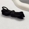 Cuerda de Polipropileno de Color Blanco y Negro, Aguja de Crochet Hueca de Cuatro Agujas, Cuerda con Asa de Cordón, Material Auxiliar, Cuerda de Nylon para Atar, Se Puede Cortar
