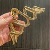 Nuevo Clip de Perlas para Agarrar Cabello Trasero Horquilla para el Cabello para Mujer Cyber Celebridad Clip de Tiburón Elegante Clip para Agarrar Cabello Clip para el Cabello Tocado