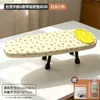 Tabla de planchar de alta gama hecha de madera maciza, tabla de planchar plegable para uso doméstico, pequeña almohadilla de planchar de escritorio, soporte para alfombrilla de planchar