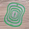 Tapetes de Classificação Coloridos Foscos Transparentes para Uso Doméstico, Tapetes de Plástico Transparentes que Podem Ser Pendurados, Antiderrapantes e Flexíveis