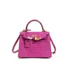 Bolso Kelly Piel Genuina Bolso Cruzado para el Trabajo Versátil para Mujer Nuevo Estilo para Oficinista Bolsos de Mano de Gama Alta para Mujer