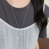 Colar de estrela do mar estilo coreano estilo férias de verão luxo leve toque de alta qualidade nicho requintado corrente para clavícula colar fresco doce