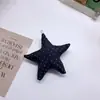 Enfeites de estrela de tecido criativos, perfeitos para decorar quartos de crianças, mesinhas de cabeceira ou bolsas. Estes enfeites de estrela macios e adoráveis são ótimos presentes e peças decorativas