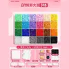 Kit Completo de Arte con Cuentas DIY con Herramientas y Materiales, Incluyendo Cuentas Fusion y Papel Especial para Planchar