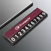Gac Trumpchi M8 M6 Gs8 Gs4 E9 Leopardo Sombra Placa de Número de Teléfono para Estacionamiento Temporal Adornos para Coche