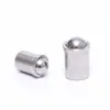 Pistão de mola com cabeça de esfera, esfera de limite, esfera de aço por pressão, esfera de posicionamento de degrau de plataforma de aço inoxidável, feito sob medida