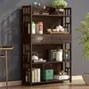 Estante para Juego de Té de Sala de Estar Vitrina para Exhibir Té Estante Pequeño Bogu Estante para Sala de Té Estante de Almacenamiento Gabinete de Almacenamiento de Té de Múltiples Capas