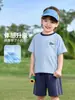Conjunto Deportivo de Dos Piezas Estilo Europeo para Niños Camiseta de Manga Corta y Shorts Atuendo de Verano 2026 Nueva Ropa Infantil para Niños y Bebés Temporada de Verano