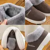 Bolsa Salto Casa Sapatos de Algodão Inverno Novo Couro Impermeável Casa Quente Sapatos Lua Masculinos e Femininos Sapatos de Algodão para Homens e Mulheres