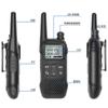 Baofeng Bf-T8 Walkie-Talkie Mini Civil Oficina Hotel Restaurante Barbería 10 Kilómetros Estación de Mano para Exteriores USB