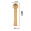 Mini Cucharas de Madera Seleccionadas Cuidadosamente para Leche en Polvo Infantil, Cucharas Mezcladoras de Alta Calidad, Cucharas para Condimentos de Cocina, Cucharas para Café y Mermelada