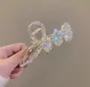 Pasador de Perla Incrustado con Diamantes Coreano, Diseño de Lujo de Moda, Pinza de Garra para la Parte Trasera de la Cabeza, Accesorio de Moda de Personalidad Nicho al por Mayor