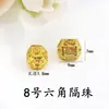Contas Espaçadoras Antigas de Cobre Banhado a Ouro Zircônia Pérola Acessórios para Pulseira DIY Contas Soltas Venda por Atacado