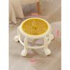 Taburete pequeño universal con ruedas y polea, taburete bajo, móvil, para el hogar, pequeño y hermoso, banco de costura, taburete pequeño para sentarse, taburete pequeño redondo con ruedas.