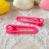 Pinza BB de 6 cm de color caramelo, en forma de U, sin costuras, con forma de pico de pato, mate, esmerilado, para pintar a mano, con crema de pegamento, material para manualidades.
