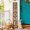 Nuevo producto transfronterizo: Letrero vertical de bienvenida de madera para porche y patio de granja de temporada Decoración navideña letrero de pie