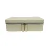 Caja de Joyería Transfronteriza, Pendientes, Anillos, Collares, Lápices para Cejas, Almacenamiento, Bolsa de Joyería Portátil para Viajes, Caja de Joyería, Multifuncional