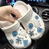 Aleación de Cristal Iridiscente de Alta Calidad Cadena de Perlas de Alta Gama Accesorio para Zueco Flor para Zapato Hebilla Decorativa Accesorio Hebilla para Zapato