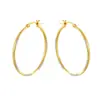 Aretes Material de Cobre Nuevos Populares Aretes de Círculo Oro Plata Lujo Ligero Aretes con Microincrustaciones de Circonita Aretes al por Mayor
