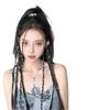 Trenzas de Pelo Falso Niños Boxeo Trenzas de Espiga Cola de Caballo y2k Chica Hot Simulación Trenzas de Pelo Trenzas Sucias Clip Trenzas Falsas