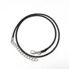 2.0 Collar de Hilo de Cera Coreano Cuerda de Cuero Cuerda Negra Accesorios para Joyería DIY Lazo de Hilo de Cera Collar de Hilo de Cera Mayoreo