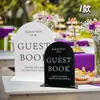 Transfronteiriço Novo Arco Acrílico Transparente Casamento Assento Mesa Cartão de Visita Exibição Cartão Placa de Número de Mesa Festa Personalização