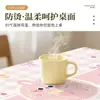 Toalha de Mesa Xadrez Minimalista Impermeável à Prova de Óleo Lavável Estilo Creme Tapete para Mesa de Jantar Retangular Tapete para Mesa de Centro Estilo Ins
