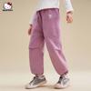 Pantalones Infantiles de Hello Kitty para Niñas 2026 Nuevo Otoño Pantalones Deportivos para Exteriores para Bebés y Niños Mayores Pantalones Cargo