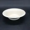 Tigelas Descartáveis de Polpa de Papel, Embalagens Redondas para Tigelas de Mesa, Atacado de Marmitas Biodegradáveis, Utensílios de Mesa, Caixas Bento Ecológicas e Biodegradáveis