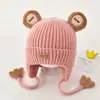 Gorros para Bebé para Otoño e Invierno, Estilos Nuevos para Niños y Niñas, Lindos y Súper Adorables, Calientes Gorros de Punto con Protección para las Orejas, Versátiles Gorros de Lana a Prueba de Viento