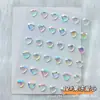 Cara Cara Autoadhesivo Maquillaje Pegatina Ceja Diamante Pegatina Bola de Diamante Niños Mariposa Tul Hilo de Seda Escenario Actuación