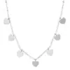 Collar multielemento de acero de titanio transfronterizo para mujer Europa y Estados Unidos diseño simple moda no se decolora colgante de acero inoxidable en forma de Y venta al por mayor