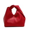 Bolsa Saco 2025 Primavera Casual Textura Simples Nova Bolsa de Mão Moda Feminina Tendência Bolsa para o Dia a Dia Nicho Coreano