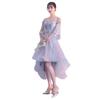 Vestido Gris para Dama de Honor 2026 Nuevo Estilo para Fiesta Anual de la Alta Sociedad, Vestido Diario de Noche tipo Hada para Mujer, Venta al por Mayor desde Fabricante, Verano