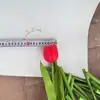 Flores Artificiales de Tulipán, Flores Falsas, Decoración del Hogar, Dropshipping Transfronterizo, Flores Decorativas, Decoración de Bodas, Flores Falsas