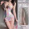 Lencería Sexy Domiara, Sexy y Provocativa, Vestido Ajustado de Colores para Pareja de Pecho Pequeño para Coquetear, Apretando el Trasero, Chica Conejita Femenina