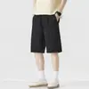 Novo Modelo 2026 Shorts Casuais de Lyocell Tencel para Homens, Calças Finas de Comprimento Médio para o Verão, Shorts Esportivos de Basquete Tamanho Grande