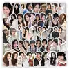 Paquete de 50 Pegatinas Láser de Celebridades con Tian Xivi y Song Yuqi, Pegatinas Personalizadas para Diario DIY, Pegatinas para Funda de Teléfono, Pegatinas Impermeables para Tazas de Agua