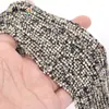 Cuentas redondas pequeñas de 2/3 mm, cristal natural, ágata, turquesa, para pulsera, collar DIY, venta al por mayor, cuentas sueltas, accesorios de joyería