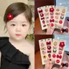 Presilhas de Cabelo Pequenas para Bebê, Presilhas de Cabelo Totalmente Cobertas com Tecido, Grampos que Não Danificam o Cabelo, Presilhas Laterais Super Fofas, Presilhas Pequenas, Acessórios de Cabelo para Bebê