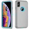 Adecuado para Iphonexs/Xsmax, Funda de Teléfono Robot a Prueba de Tres Elementos, Especialmente Diseñada para Exportación, Funda de Teléfono Resistente Tres en Uno