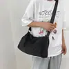 Bolsa de Mão Feminina de Grande Capacidade, Bolsa de Ombro Casual, Versão Coreana Estilosa, Bolsa Transversal Versátil, Moda para o Dia a Dia, Simples e Versátil