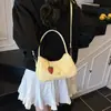 Bolso Dumpling de Axila Trendy Estilo Coreano para Mujer 2025 Nueva Moda Bolso de Hombro Simple Textura Nicho de Alta Calidad Bolso Cruzado