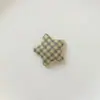 Nova coleção de outono: patchwork de tecido retrô com design de estrela de cinco pontas, botões decorativos, botões de casaco DIY e pequenos acessórios