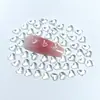 Amor Joias para Nail Art Gelo Transparente Coração de Pêssego Coração Torto Resina Transparente Diamante para Unhas Gelatina Coração Mini Acessórios de Unha Vestíveis