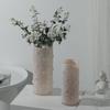 Sala de Estar Moderna Sencilla Glaciar Extremadamente Congelado Estilo ins Sentido Avanzado Florero de Red de Cártamo Adornos Arreglos Florales Flor de Rosa Mesa de Comedor