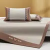 Colchoneta Fresca de Seda de Hielo de Verano Colchoneta de Ratán Plegable Bidireccional de Doble Cara para una Persona Colchoneta para Dormitorio de Estudiantes con Aire Acondicionado Colchoneta Suave Fresca de Seda de Hielo