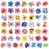 50 Pegatinas Estéticas de Flores y Graffiti de Compra Directa Transfronteriza para Decorar Patinetas, Botellas de Agua, Laptops y Tablets