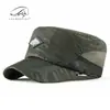Sombreros de Verano para Hombre, Gorras Planas Casuales, Sombreros Coreanos con Visera para Protección Solar, Sombreros de Sol para Mujer, Gorras Planas con Visera, Sombreros Militares